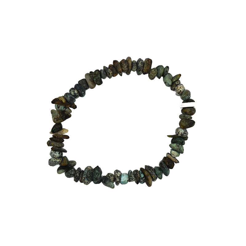 Bracciale in chips di Turchese Africano