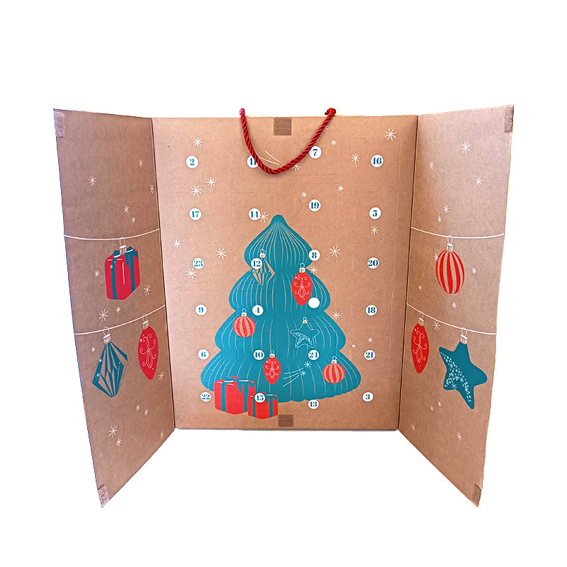 Calendario Avvento in cartone personalizzabile