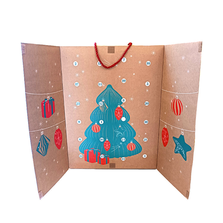 Calendario Avvento in cartone personalizzabile