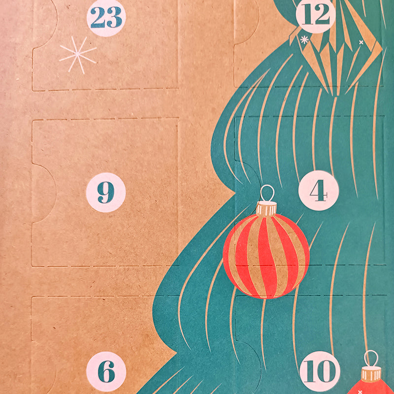 Calendario Avvento in cartone personalizzabile