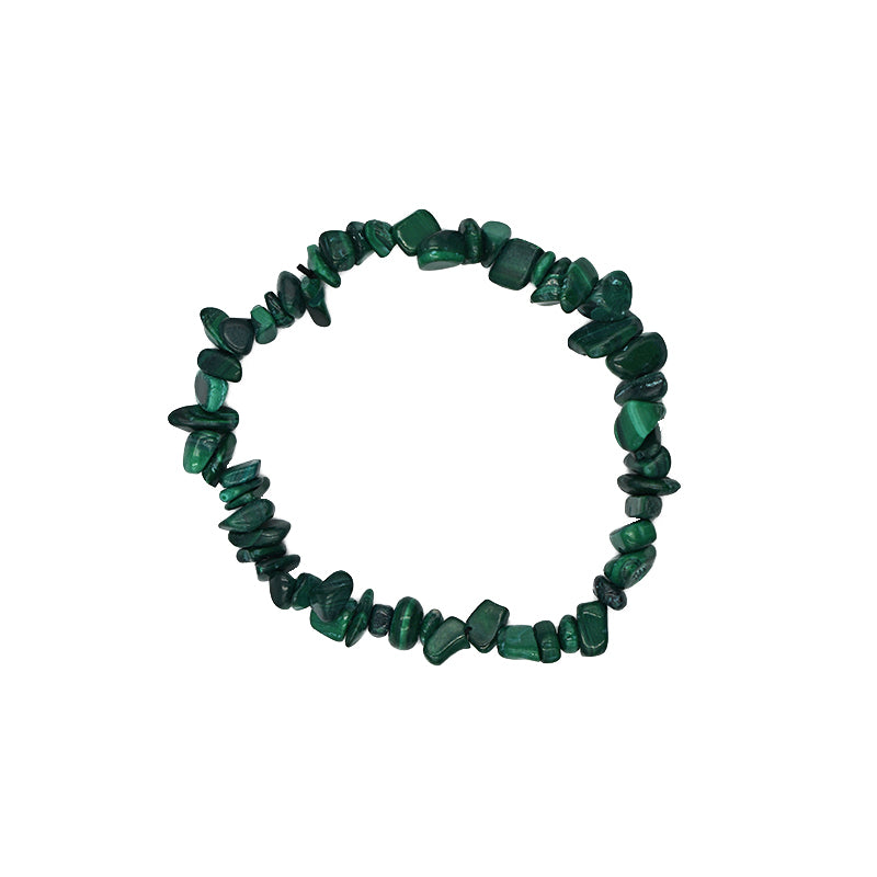 Bracciale in chips di Malachite