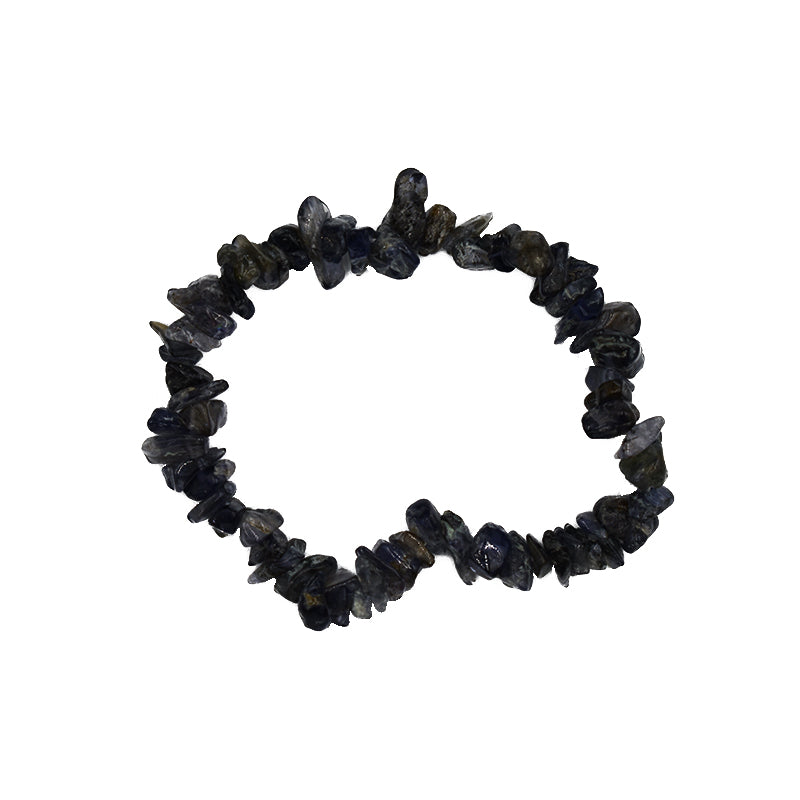 Bracciale in chips di Quarzo Fumè