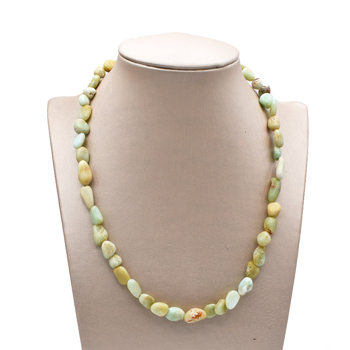 Collana in Crisoprasio