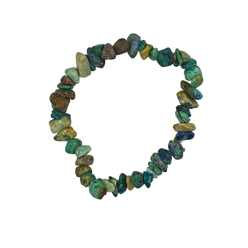 Bracciale in chips di Crisocolla