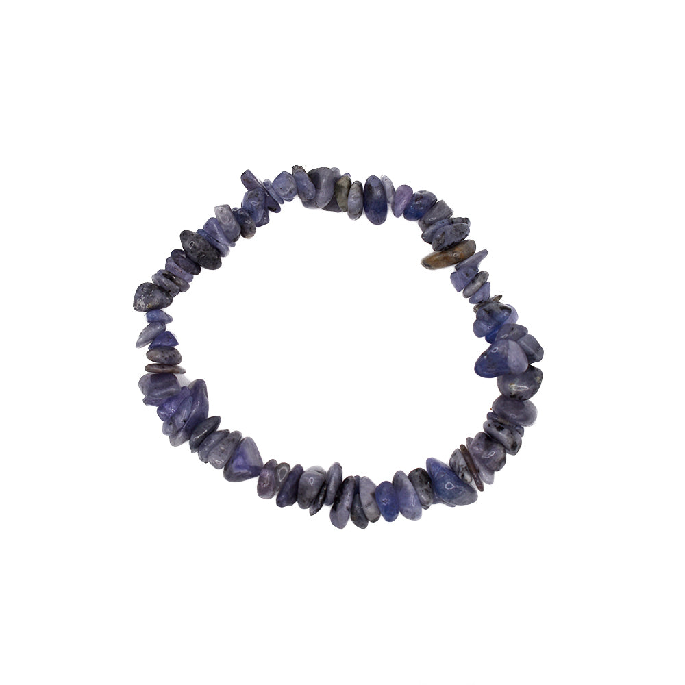 Bracciale in chips di Tanzanite
