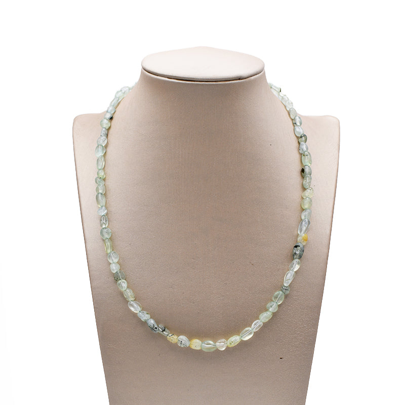 Collana in Prehnite