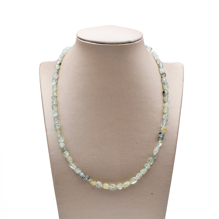 Collana in Prehnite