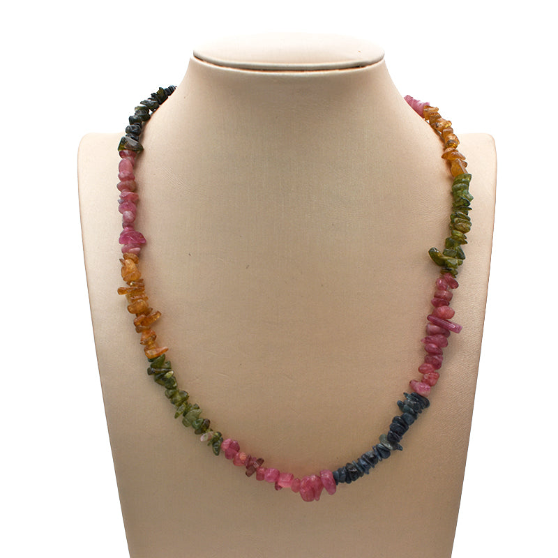 Collana in chips di Tormaline Miste