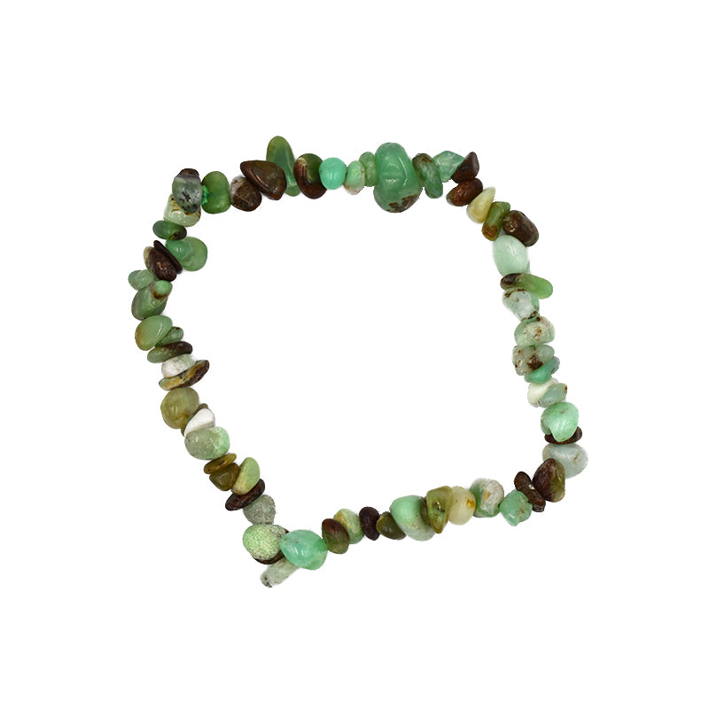 Bracciale in chips di Crisoprasio