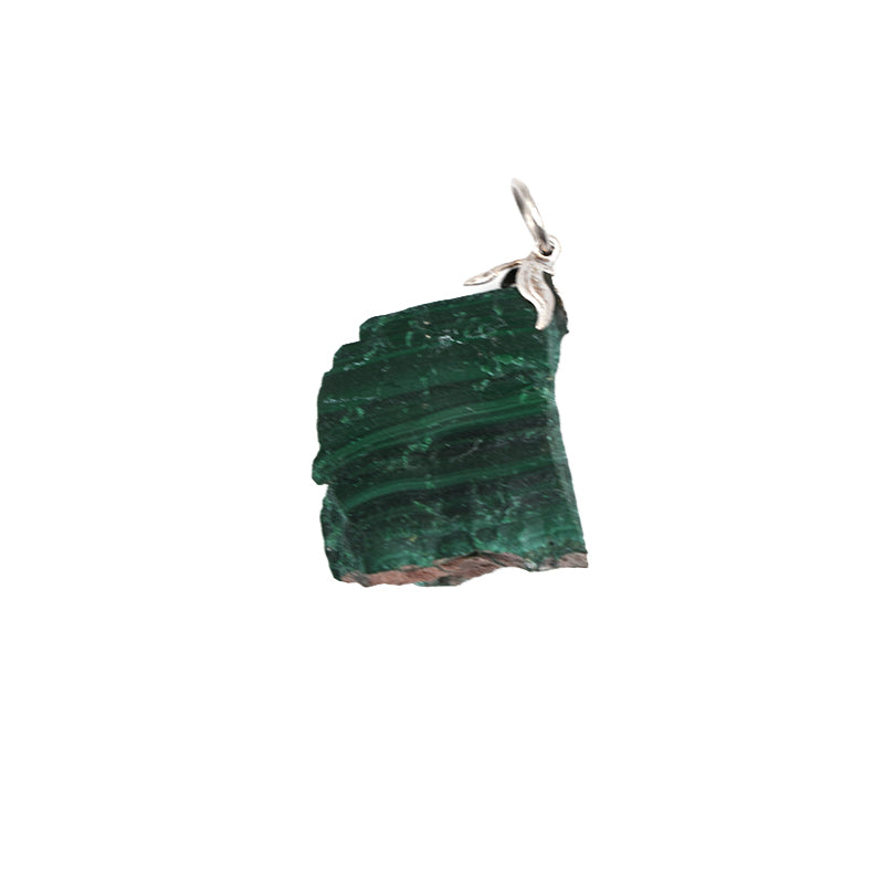 Ciondolo in Malachite grezza