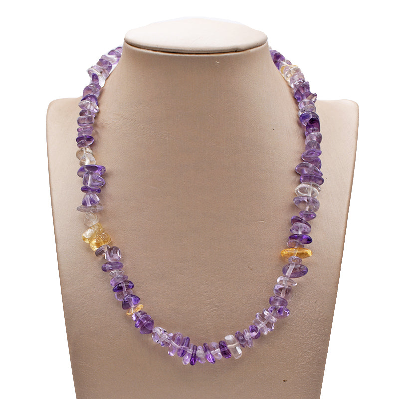 Collana in chips di Quarzo Ametista