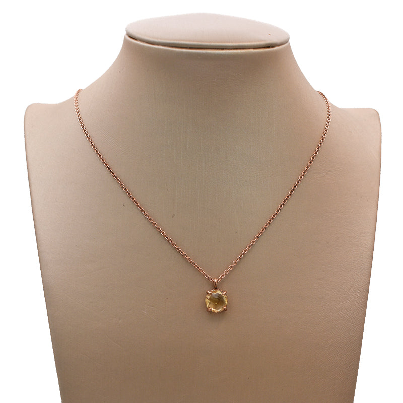 Collana in Quarzo Citrino