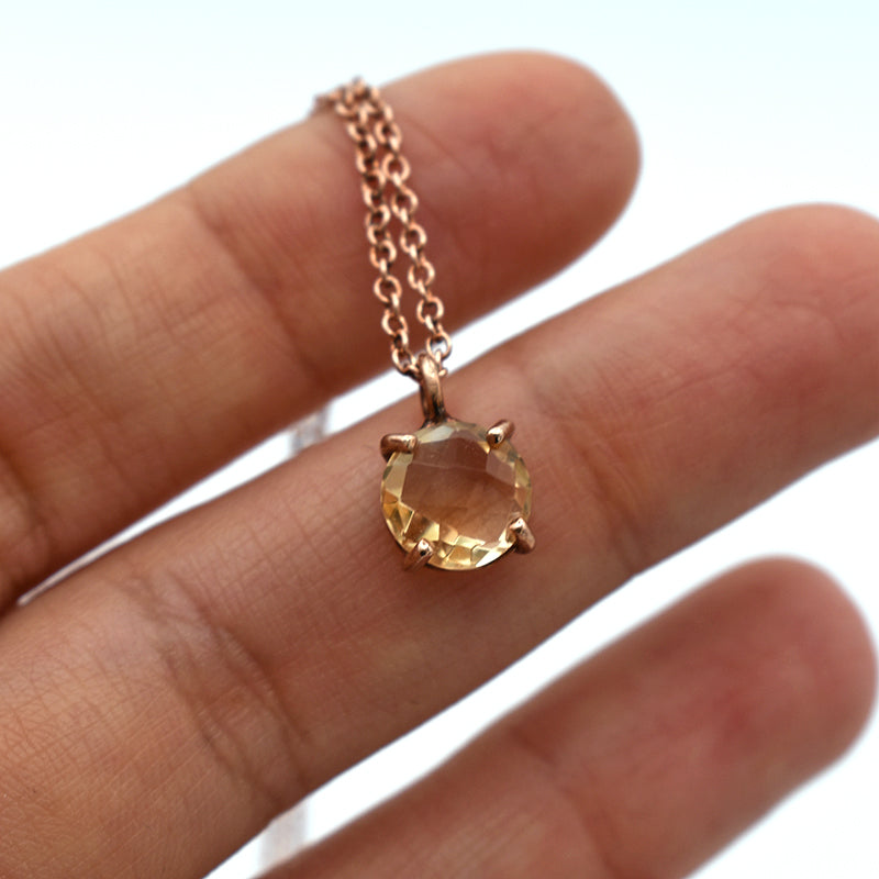 Collana in Quarzo Citrino
