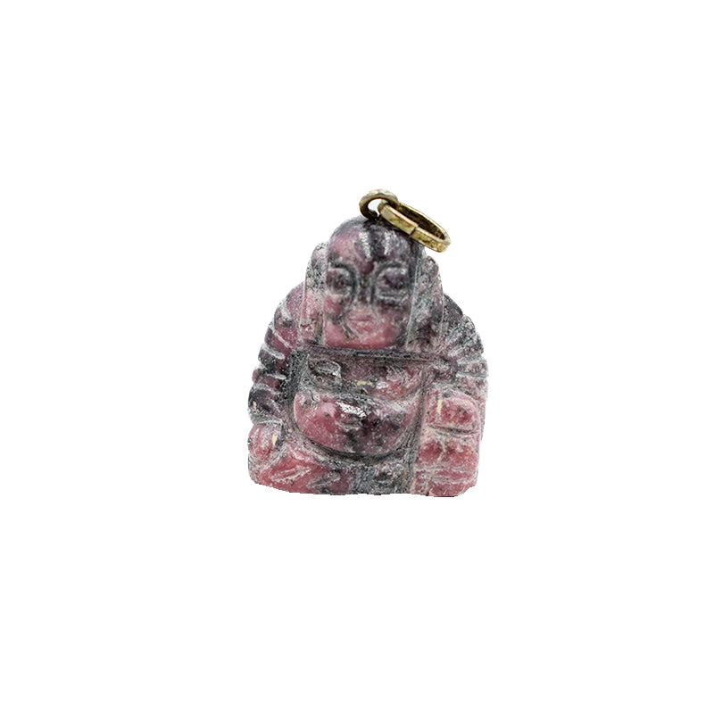 Ciondolo Buddha in Rodonite