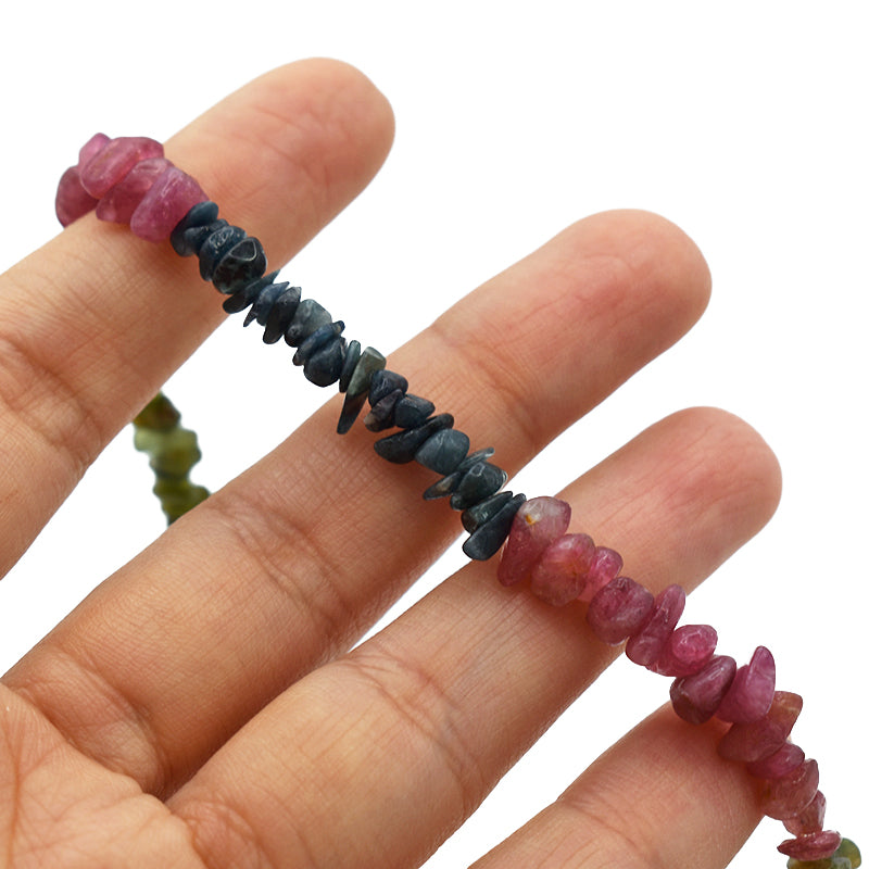 Collana in chips di Tormaline Miste