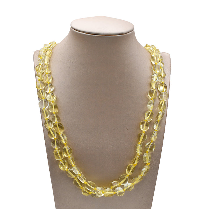 Collana in Quarzo Citrino