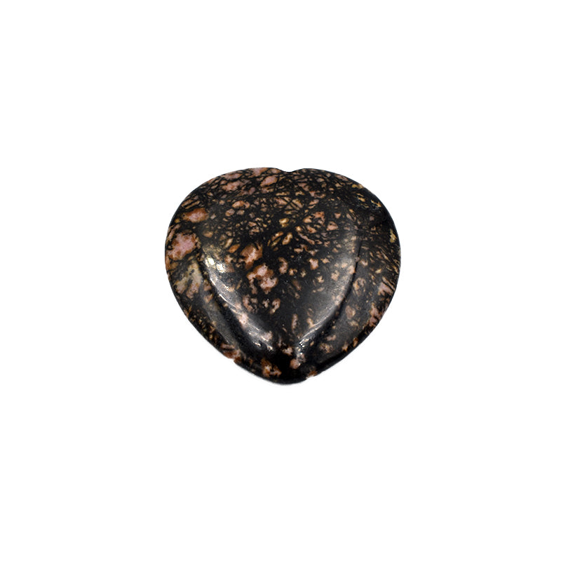 Cuore con incavo in Rodonite