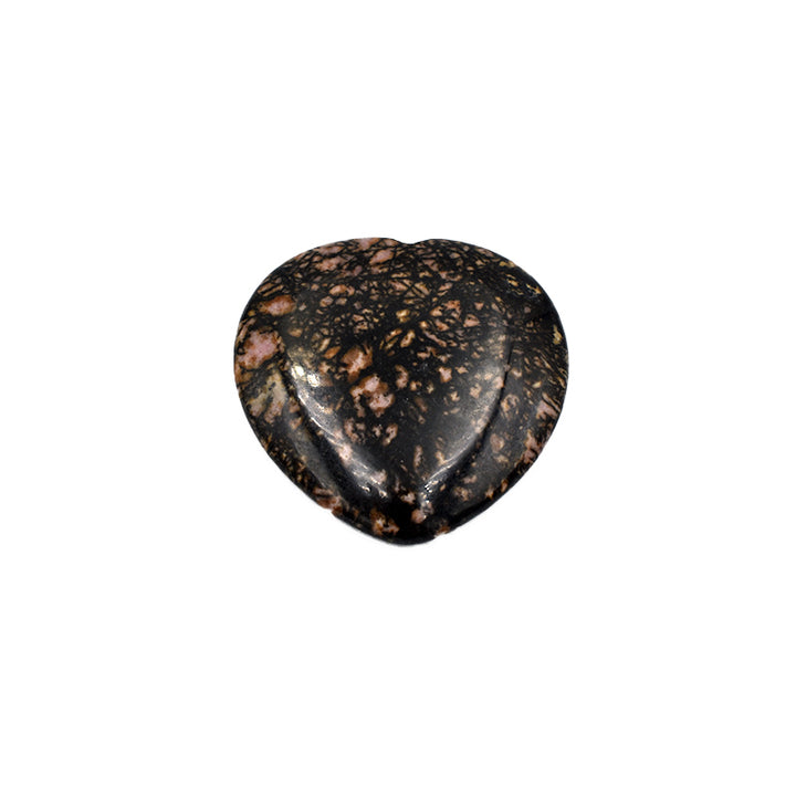 Cuore con incavo in Rodonite