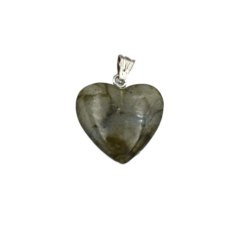 Ciondolo cuore in Labradorite