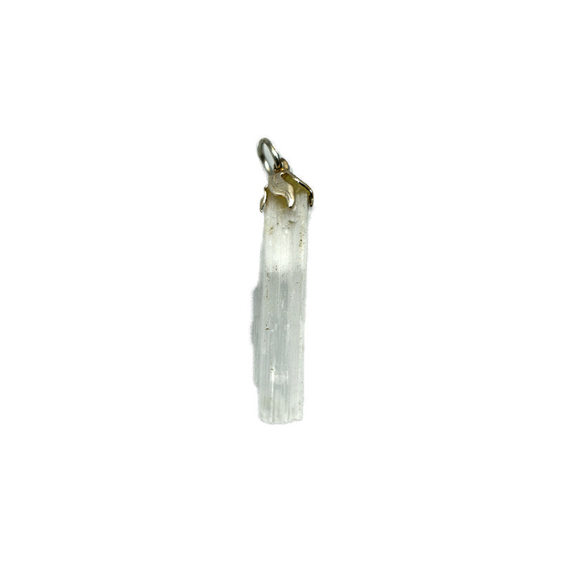 Ciondolo in Selenite grezza