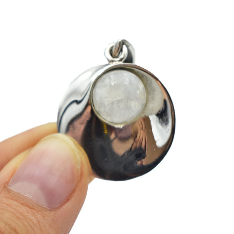 Ciondolo in Pietra di Luna in argento 925