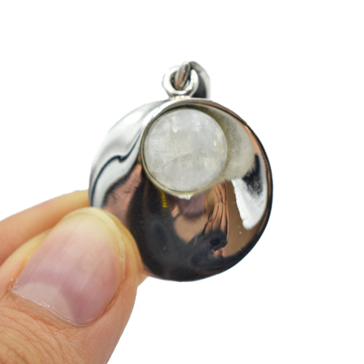 Ciondolo in Pietra di Luna in argento 925