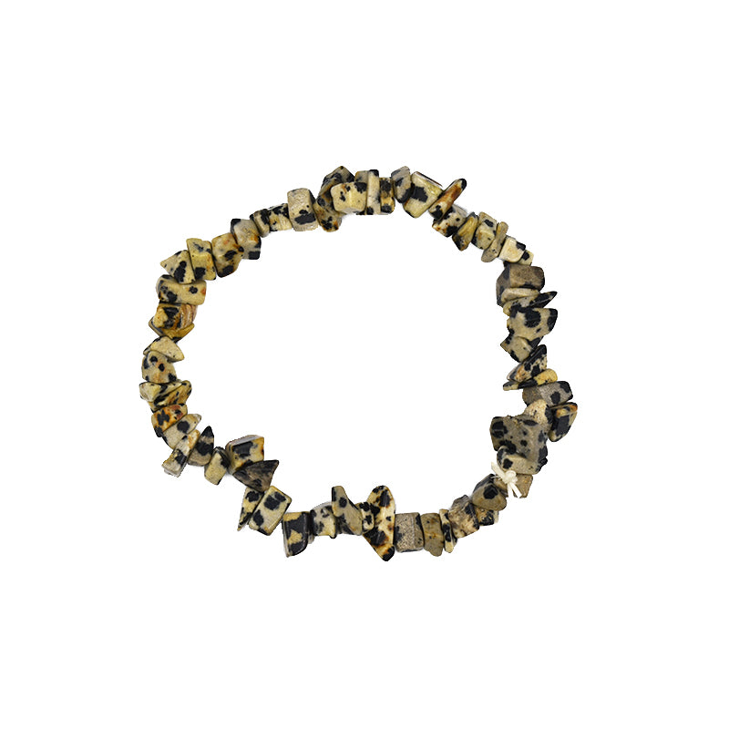 Bracciale in chips di Diaspro Dalmantino