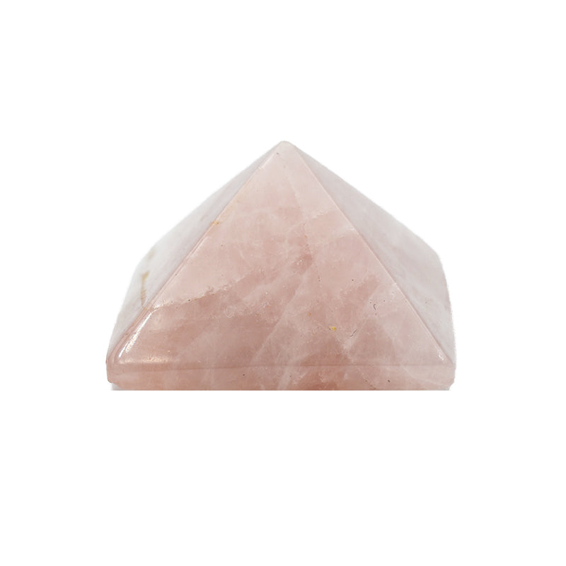Piramide in Quarzo Rosa