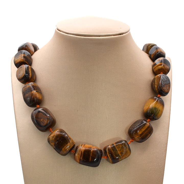 Collana in Occhio di Tigre