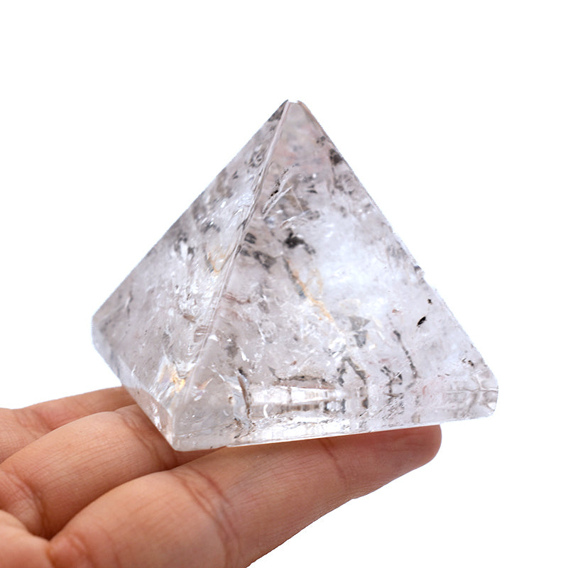 Piramide in Quarzo Ialino