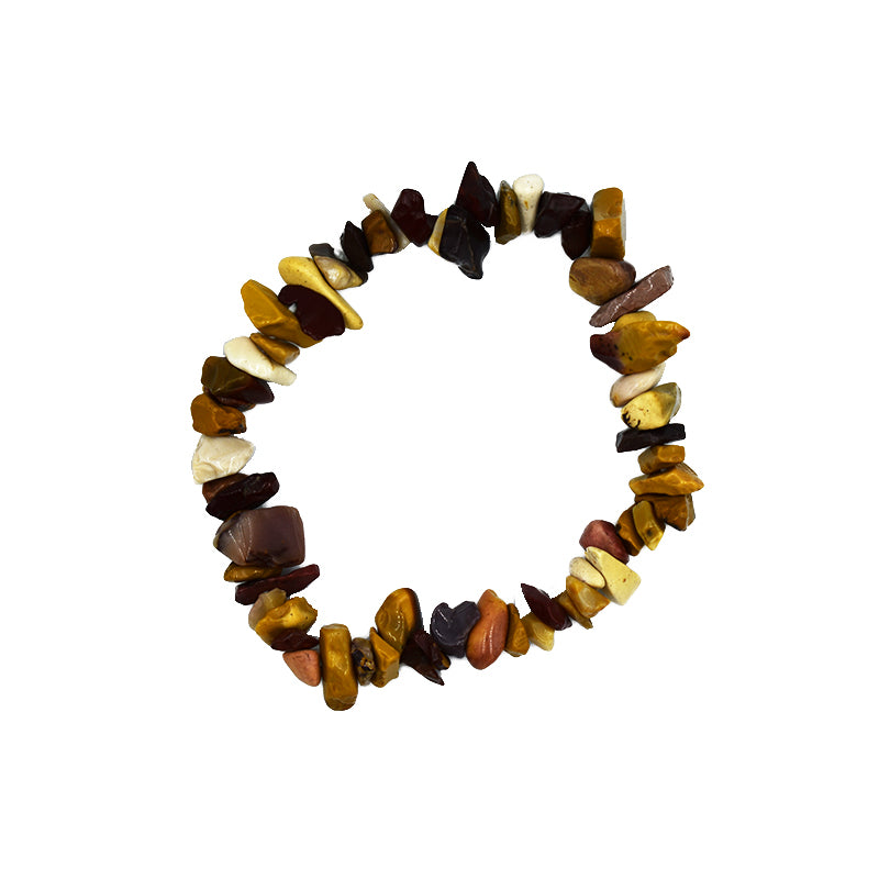 Bracciale in chips di Mookaite