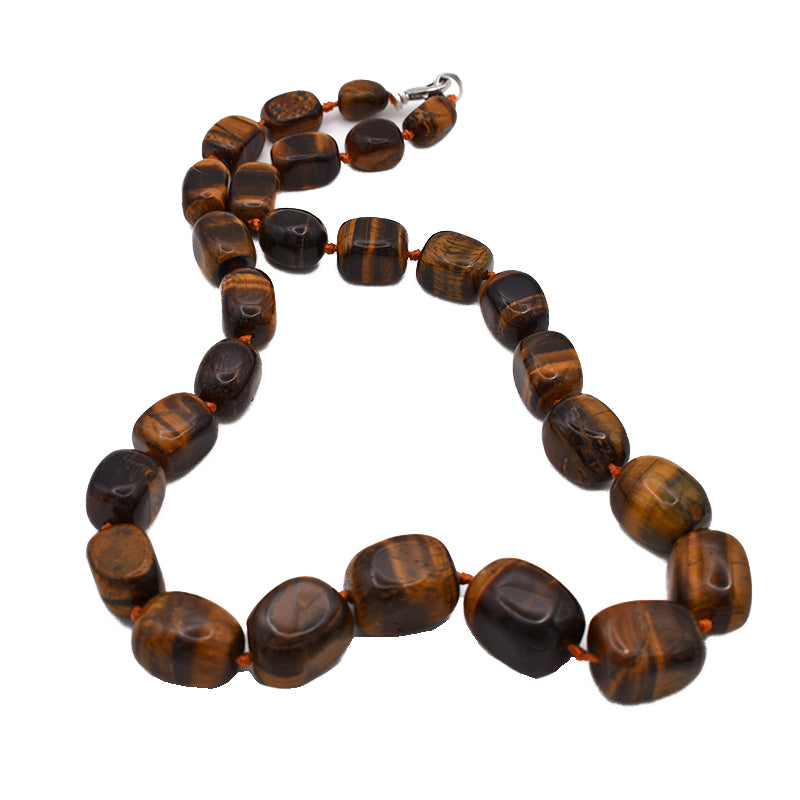 Collana in Occhio di Tigre