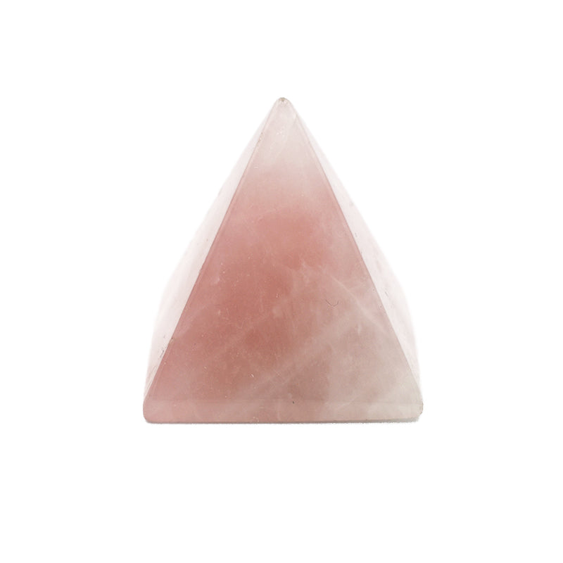 Piramide in Quarzo Rosa