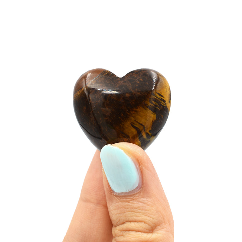 Cuore in Occhio di Tigre