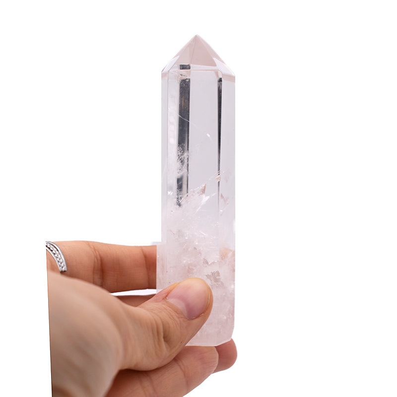 Punta in Quarzo Ialino