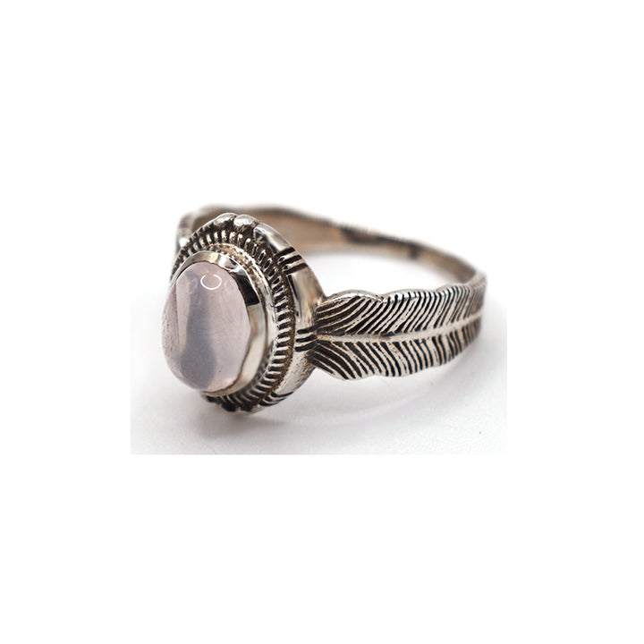 Anello in argento 925 con Quarzo Rosa
