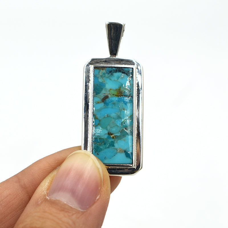 Ciondolo in Turchese in Argento 925