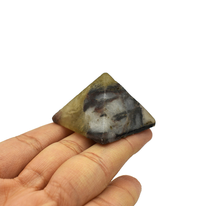 Piramide in Diaspro Variegato