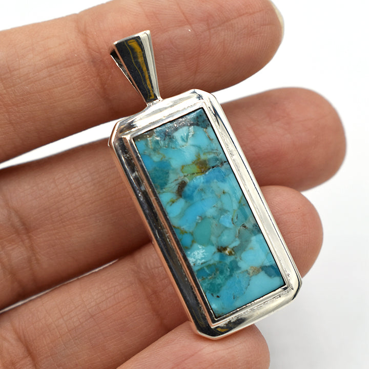 Ciondolo in Turchese in Argento 925