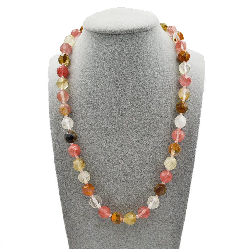 Collana in Quarzo Ematoide 