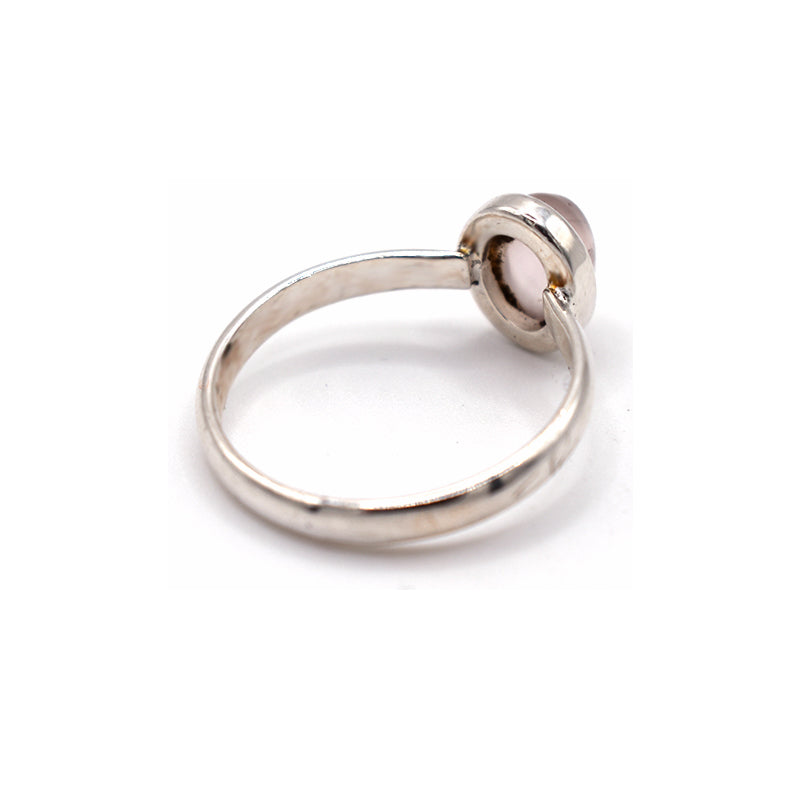 Anello in argento 925 con Quarzo Rosa