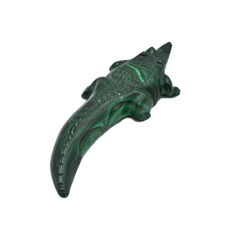 Coccodrillo in Malachite