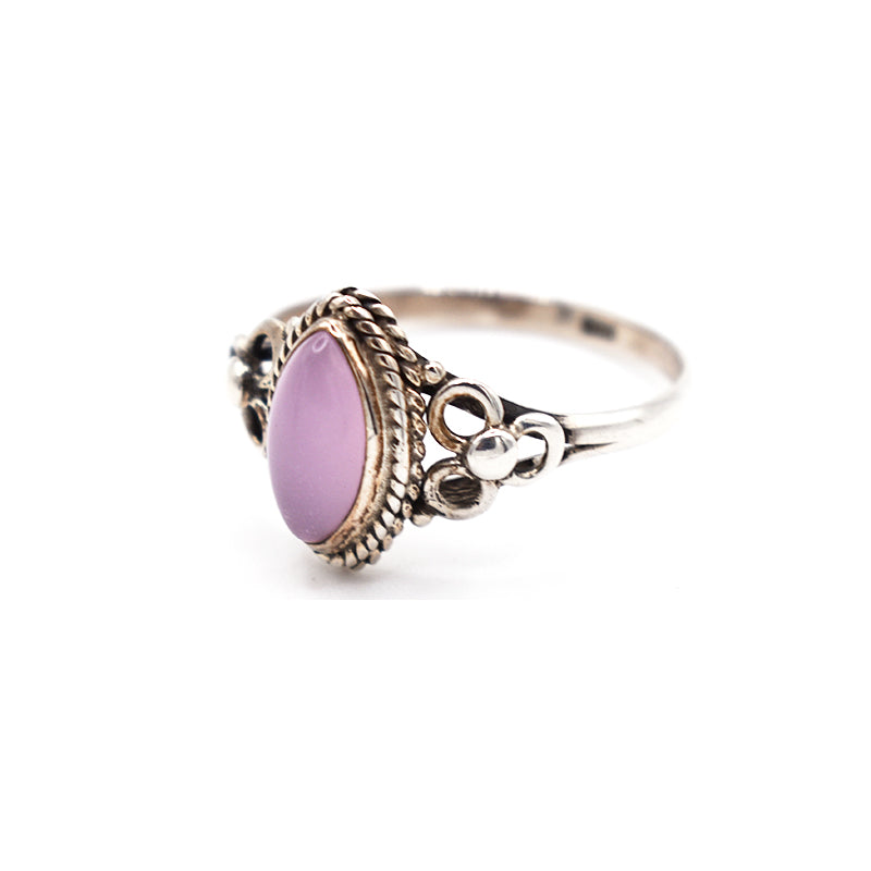 Anello in argento 925 con Quarzo Rosa