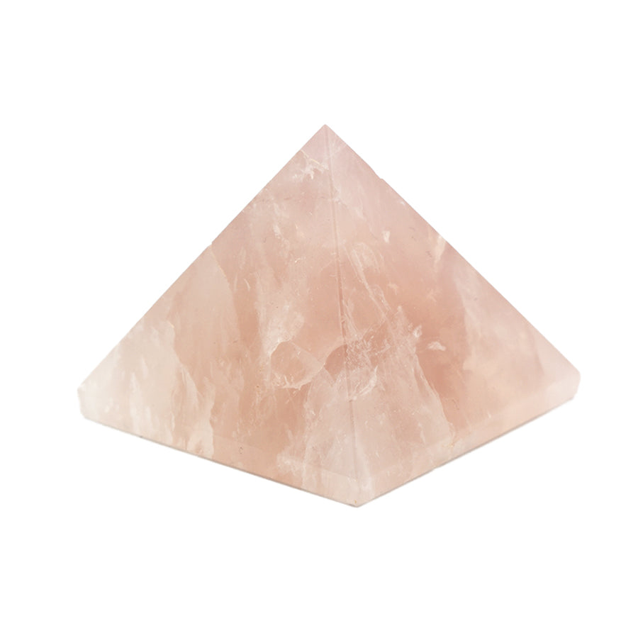 Piramide in Quarzo Rosa grande