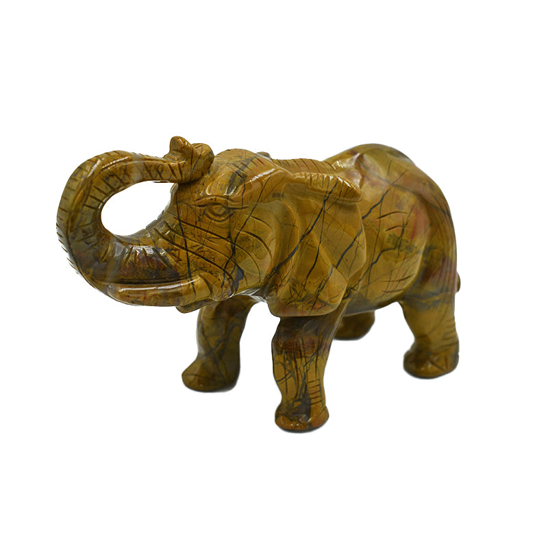 Elefantino in Occhio di Tigre