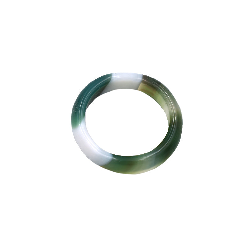 Anello in Agata Verde