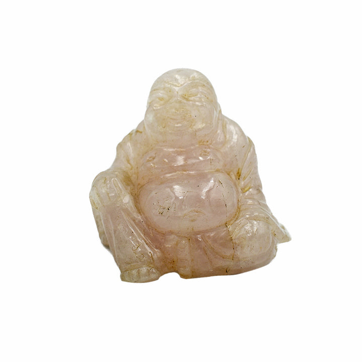 Buddha in Quarzo Rosa
