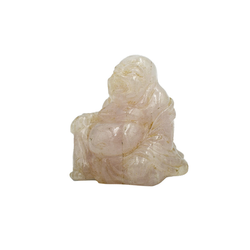 Buddha in Quarzo Rosa