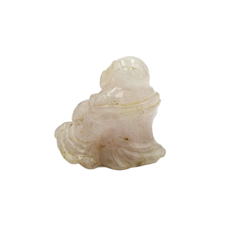 Buddha in Quarzo Rosa
