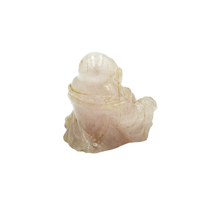 Buddha in Quarzo Rosa